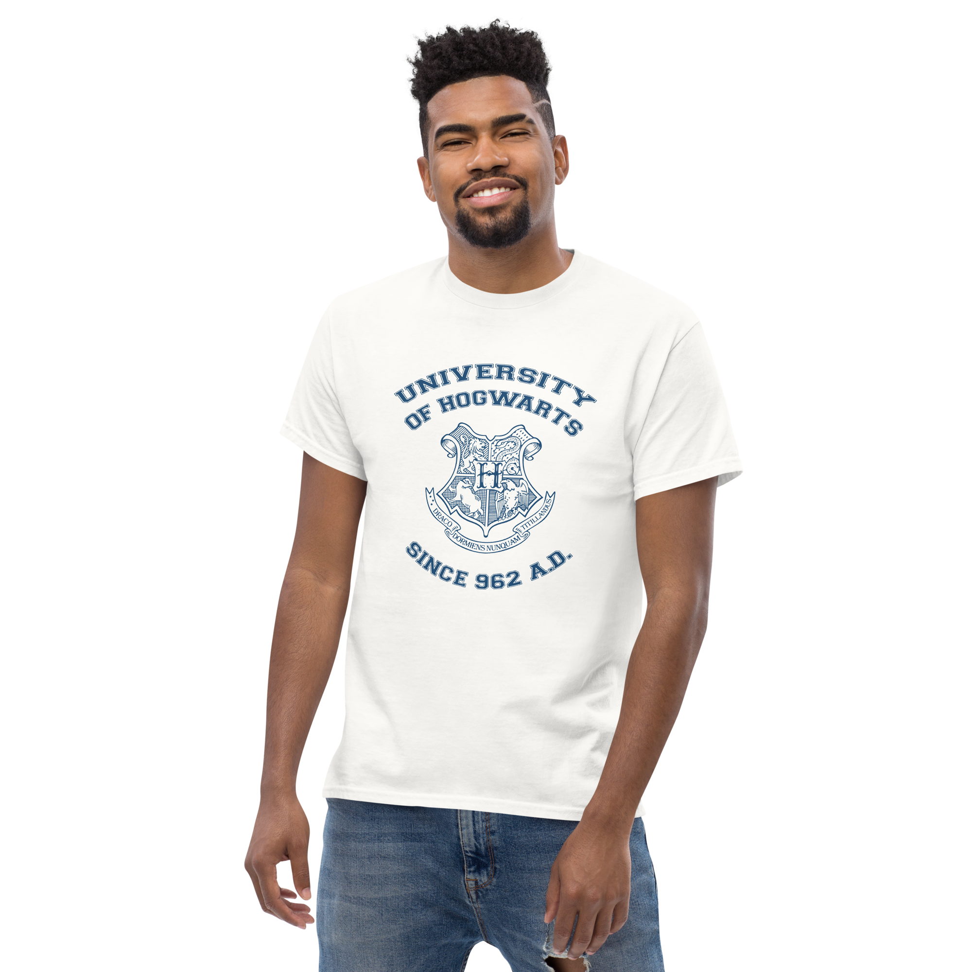 Camiseta Hogwats Azul - Imagen 4